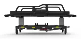 Emergency stretcher UT-18, side view with side rails raised