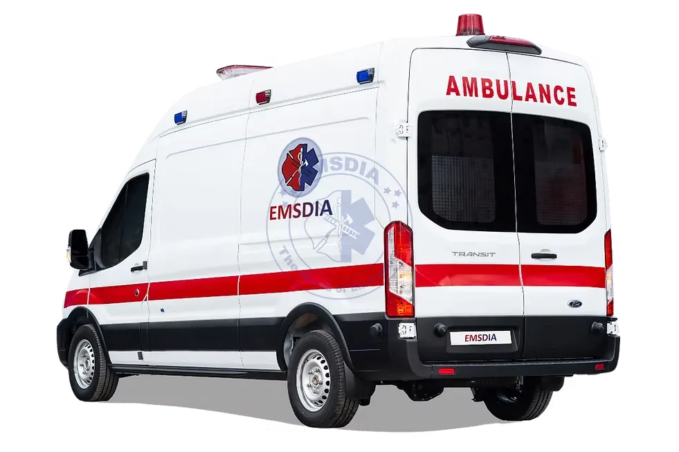 Ford Transit Van Heavy Duty Ambulance Rear View