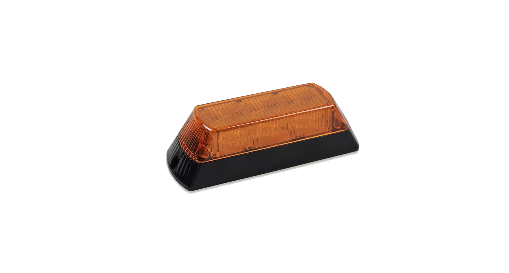 Amber grille LED warning light