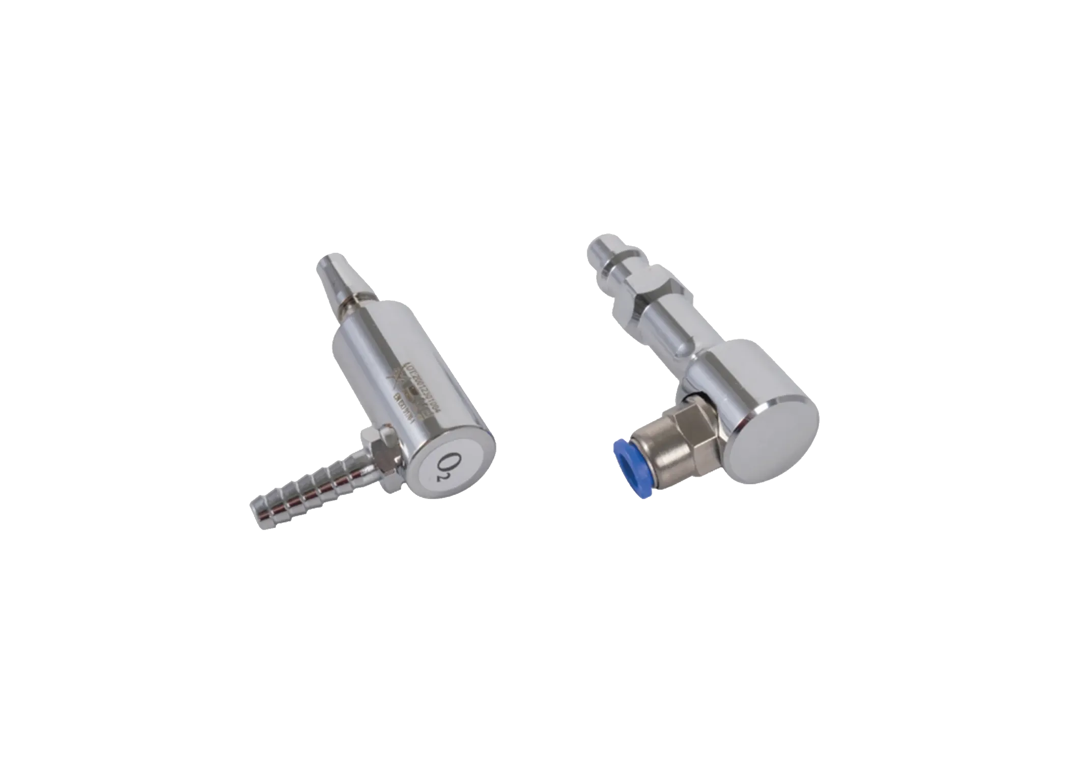 Straight and angled medical gas probes
