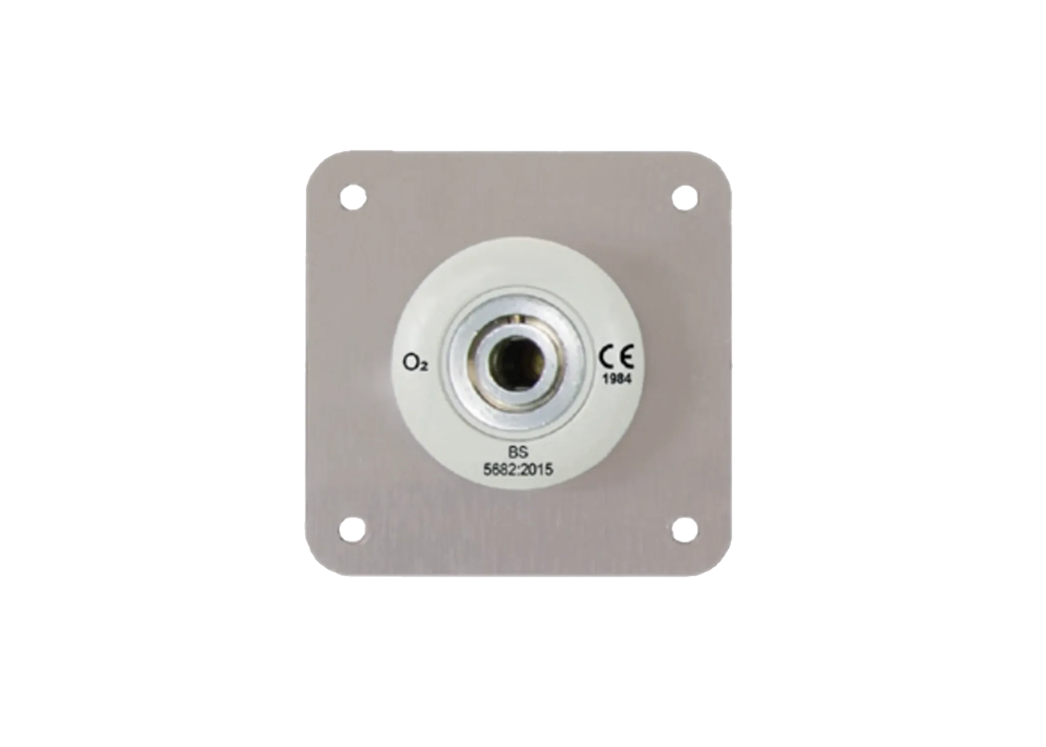 Single oxygen gas outlet