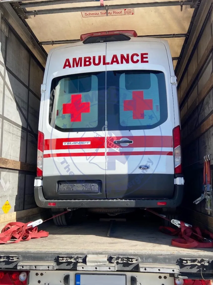 Sirens on wheels: our ambulance shipments