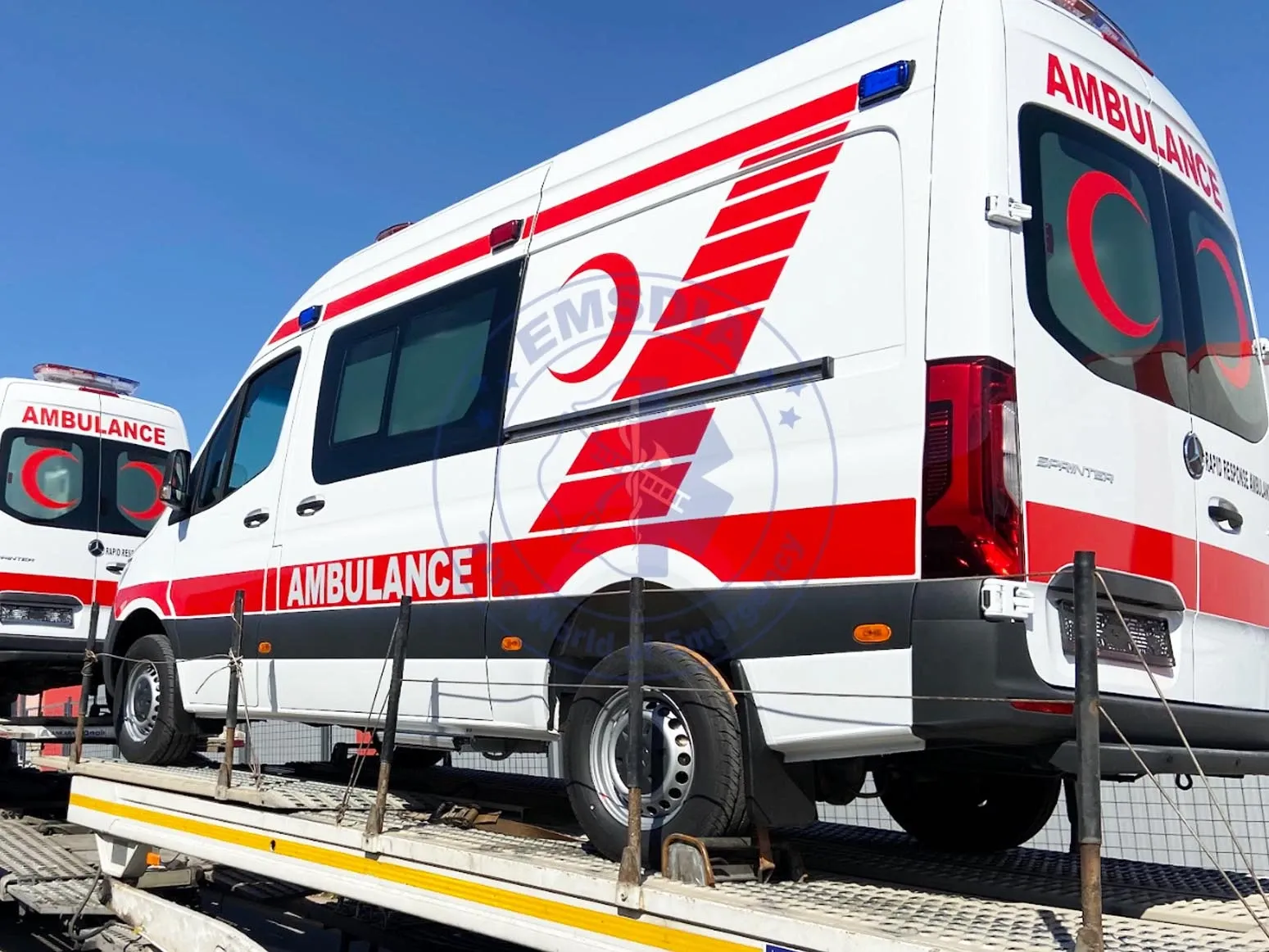 Sirens on wheels: our ambulance shipments