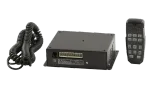 Siren amplifier, spiral cable and hand-held control