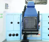 Attendant seat and storage cabinets in the new-shape Hiace ambulance